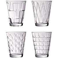 Villeroy &amp- Boch Dressed Up Vasos de agua- Set de 4 piezas- 310 ml- Cristal- Transparente